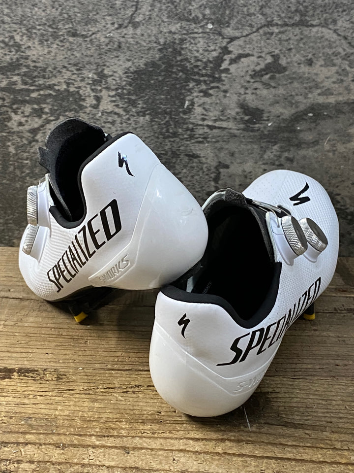 KH409 スペシャライズド SPECIALIZED S-WORKS トーチ TORCH ビンディングシューズ 白 TEAM EU41.5 SPD-SL