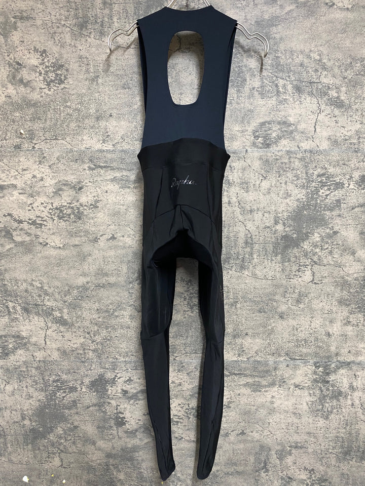 KC428 ラファ Rapha WOMEN'S CORE WINTER TIGHTS WITH PAD ビブタイツ 黒 XS レディース 裏起毛