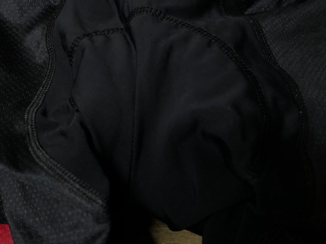 JV730 カステリ CASTELLI COMPETITIONE ビブショーツ 黒赤 L