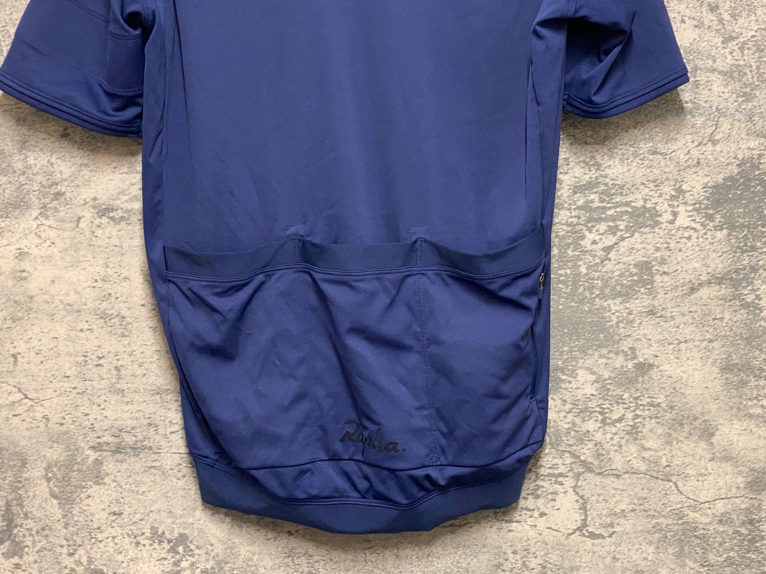 KF221 ラファ Rapha MEN'S SHORT SLEEVE CORE JERSEY 半袖 サイクルジャージ ネイビー M