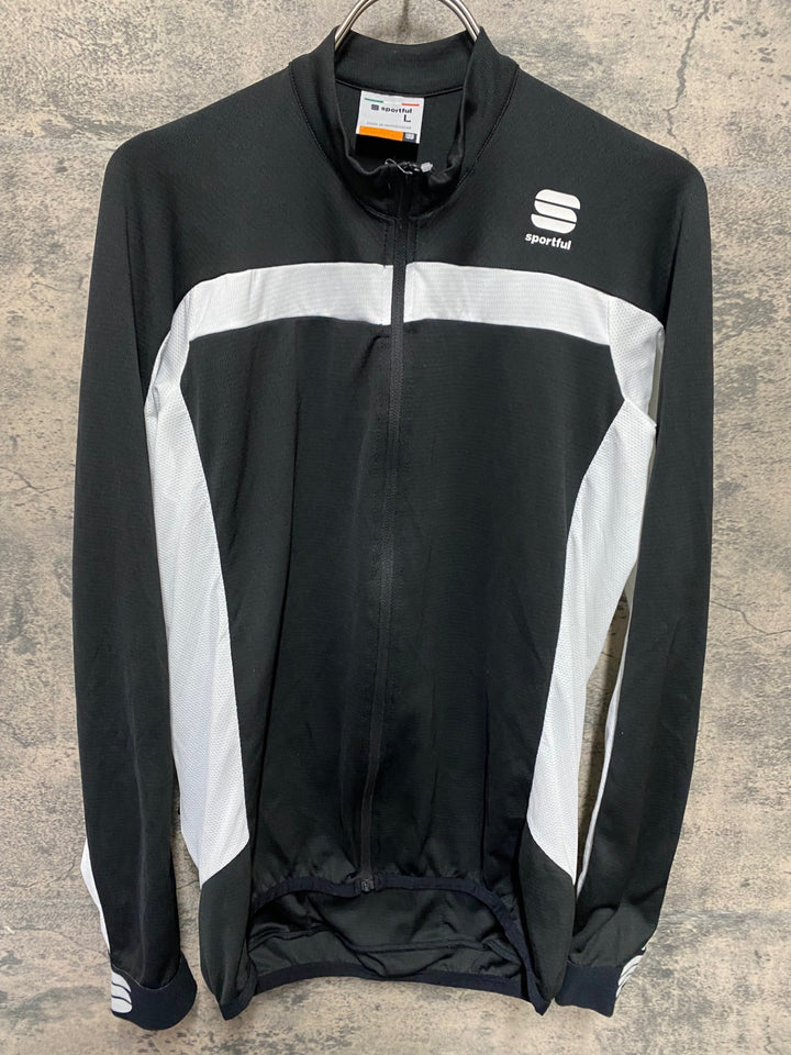 KB803 スポーツフル sportful 長袖 サイクルジャージ 黒 L