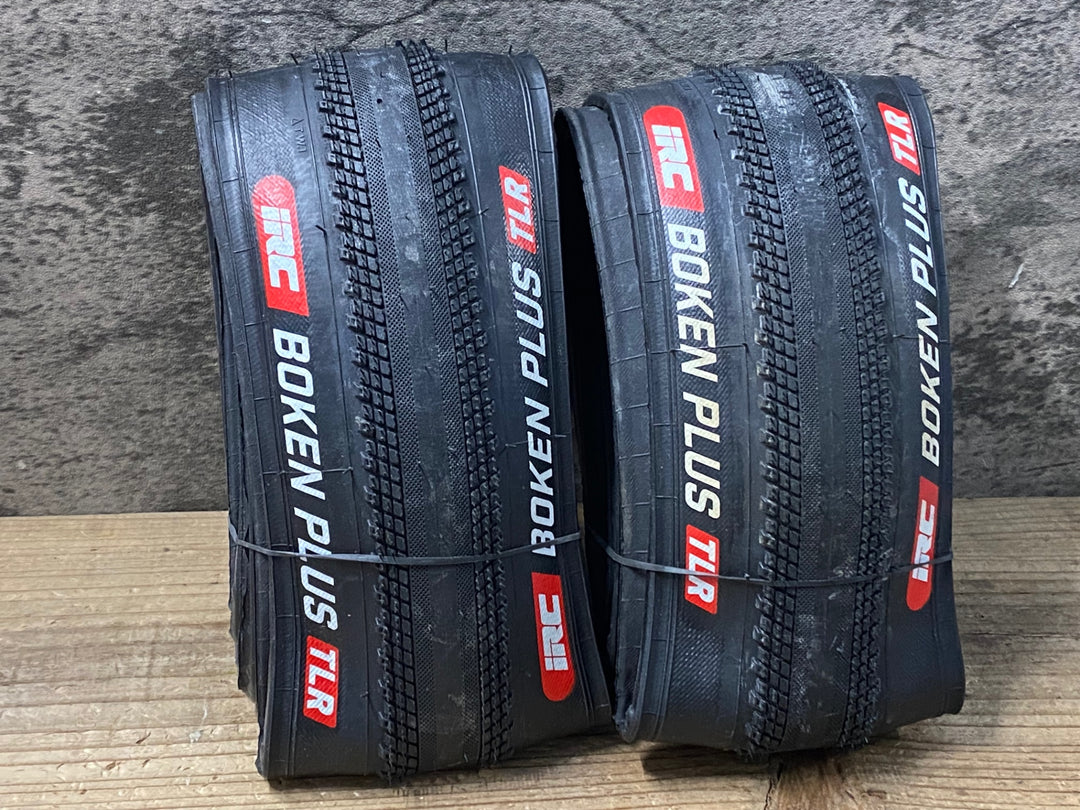 KH500 iRC TIRE BOKEN PLUS TLR タイヤ 700x38c 黒 2本セット