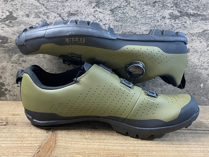 KD174 フィジーク fizik テラ TERRA ATLAS ビンディングシューズ カーキ EU43 SPD