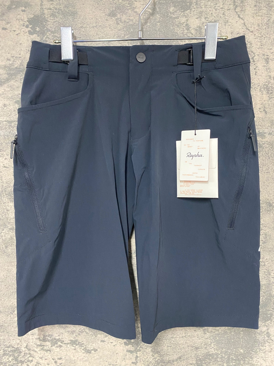 JI060 ラファ Rapha TRAIL SHORTS ハーフパンツ 黒 XS