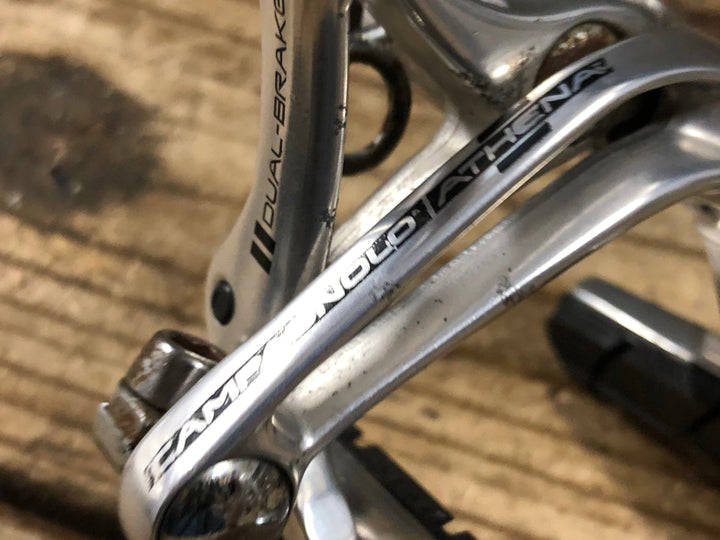 KH739 カンパニョーロ CAMPAGNOLO アテナ ATHENA キャリパーブレーキ 前後セット シルバー