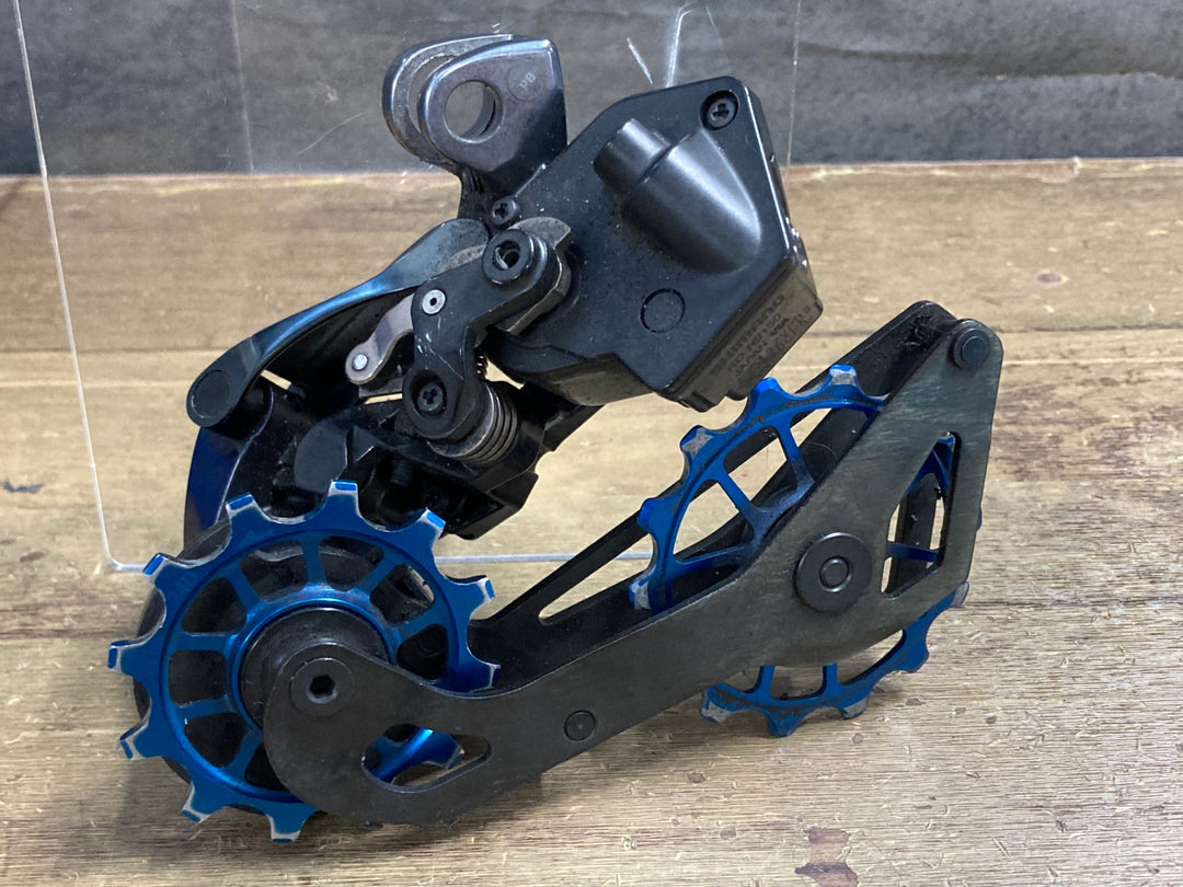 KJ577 シマノ SHIMANO デュラエース DURA-ACE RD-R9150 リアディレイラー 11S Di2 プーリーカスタム ※ブラケット軸ユニット欠品