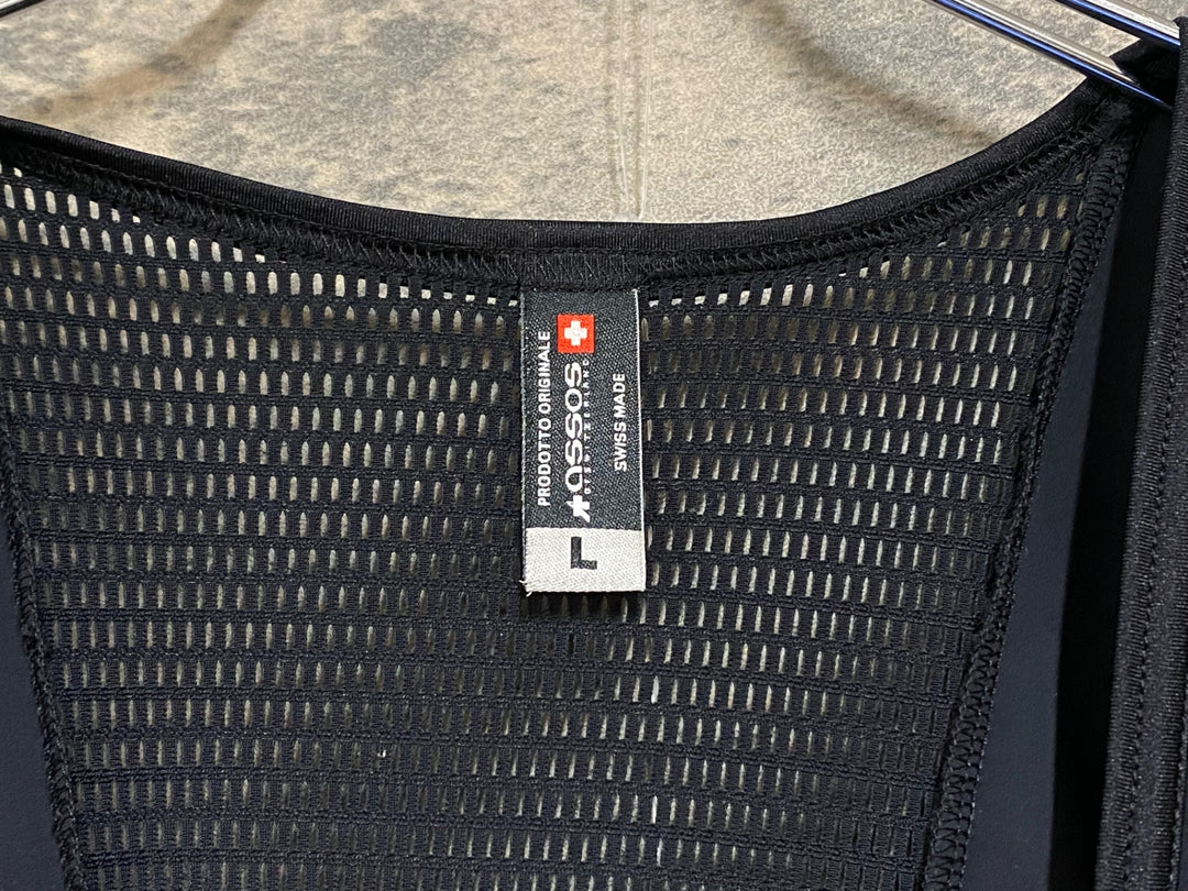 KK174 アソス ASSOS AIRBLOCK 851 ビブタイツ 黒 L パッドなし