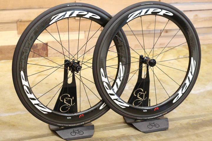 ジップ ZIPP 404 ファイアクレスト FIRECREST カーボン チューブラー ホイールセット シマノ 12/11S 【立川店】