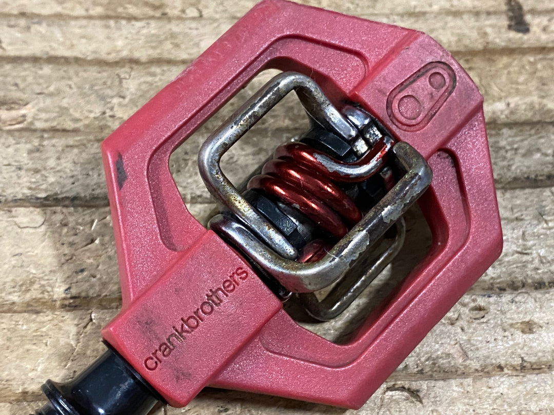 JN531 クランクブラザーズ crankbrothers キャンディ CANDY1 ビンディングペダル 赤 樹脂