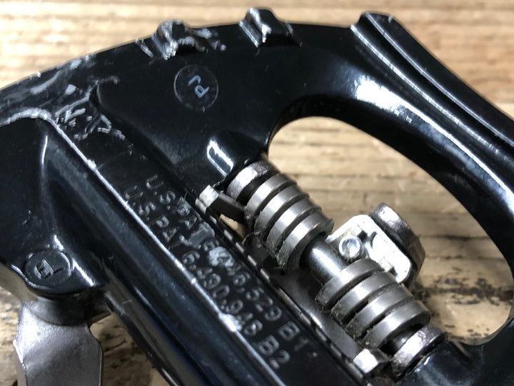 JW342 シマノ SHIMANO PD-A530 ビンディングペダル 片面フラット SPD 黒