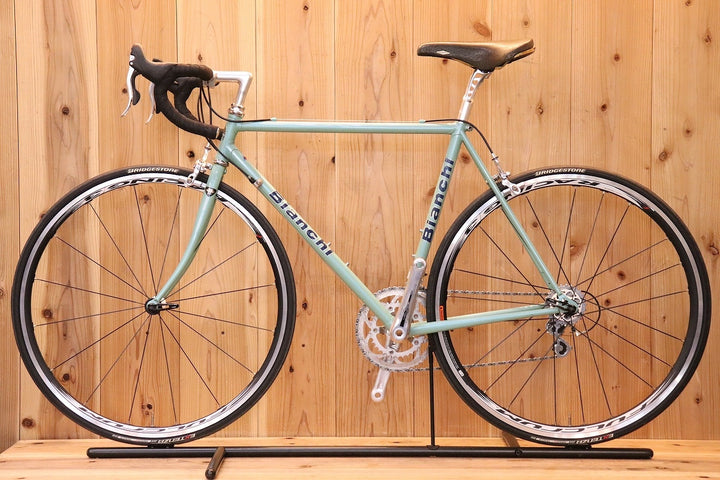 ビアンキ BIANCHI ジロ GIRO カンパニョーロ ヴェローチェ 10S クロモリ ロードバイク 【芦屋店】