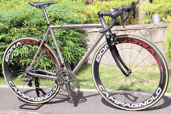 デローザ DE ROSA チタニオ TITANIO 3/2.5 2013 51サイズ カンパニョーロ スーパーレコード 80th 11S チタン ロードバイク 【さいたま浦和店】