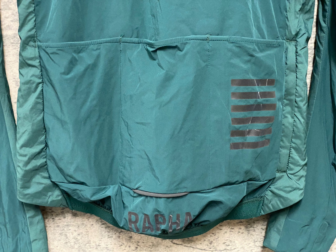JZ393 ラファ Rapha PRO TEAM INSULATED JACKET 長袖 サイクルジャケット 緑 XS