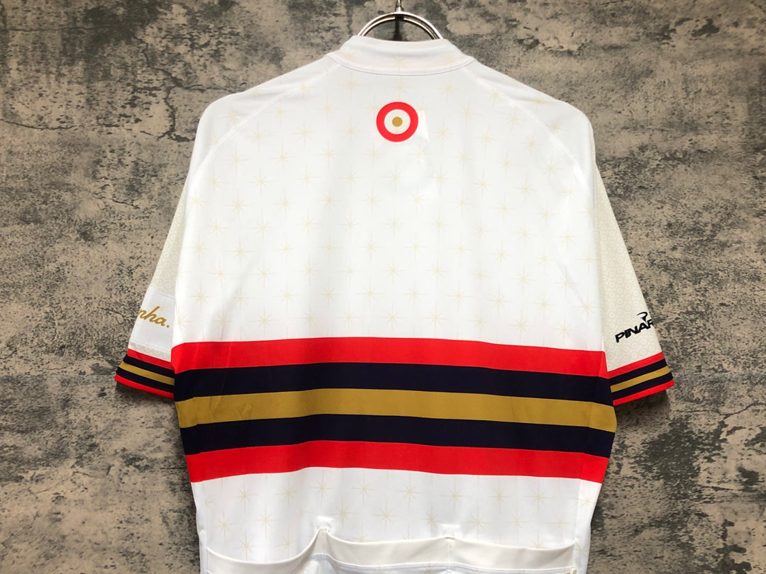 KL480 ラファ Rapha CORE JERSEY WIGGINS 半袖 サイクルジャージ 白 L