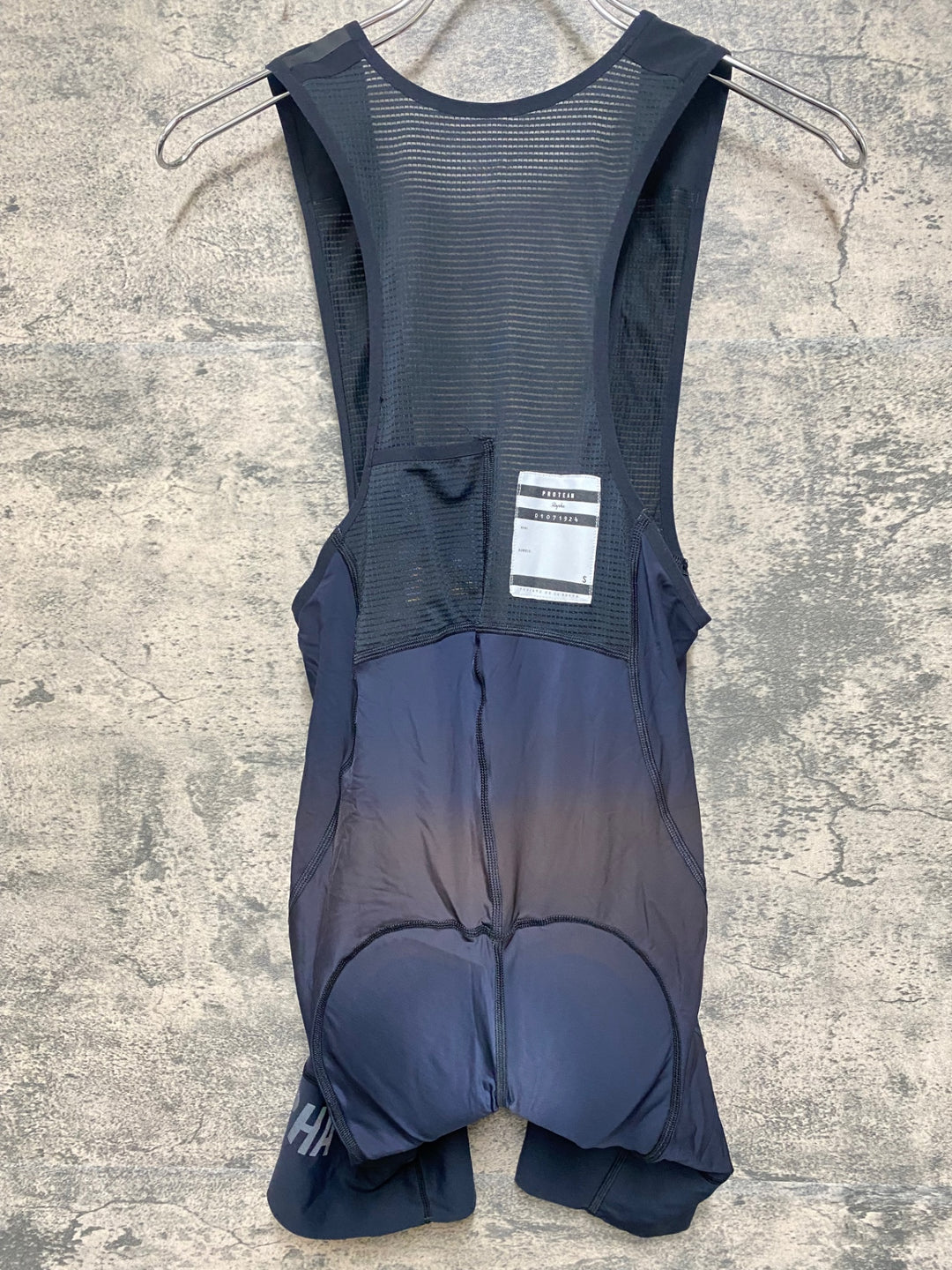 JZ458 ラファ RAPHA PRO TEAM FLYWEIGHT BIB SHORTS REGULAR ビブショーツ S 黒 色褪せ