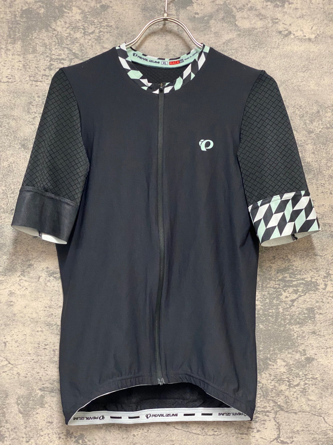 KL017 パールイズミ PEARL iZUMi RACE FIT 半袖 サイクルジャージ エアロスリーブ 黒 XL