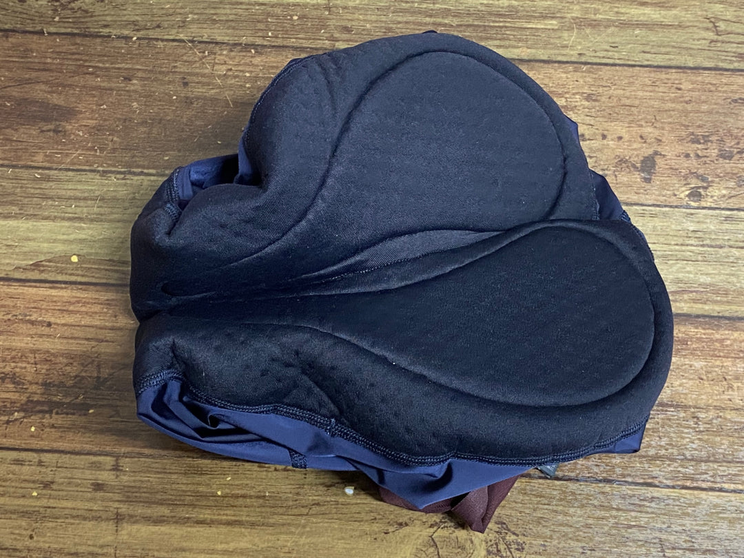 KE792 ラファ Rapha CLASSIC FLYWEIGHT BIB SHORTS SHORT ビブショーツ ネイビー M ※肩紐接着部剥がれのためジャンク