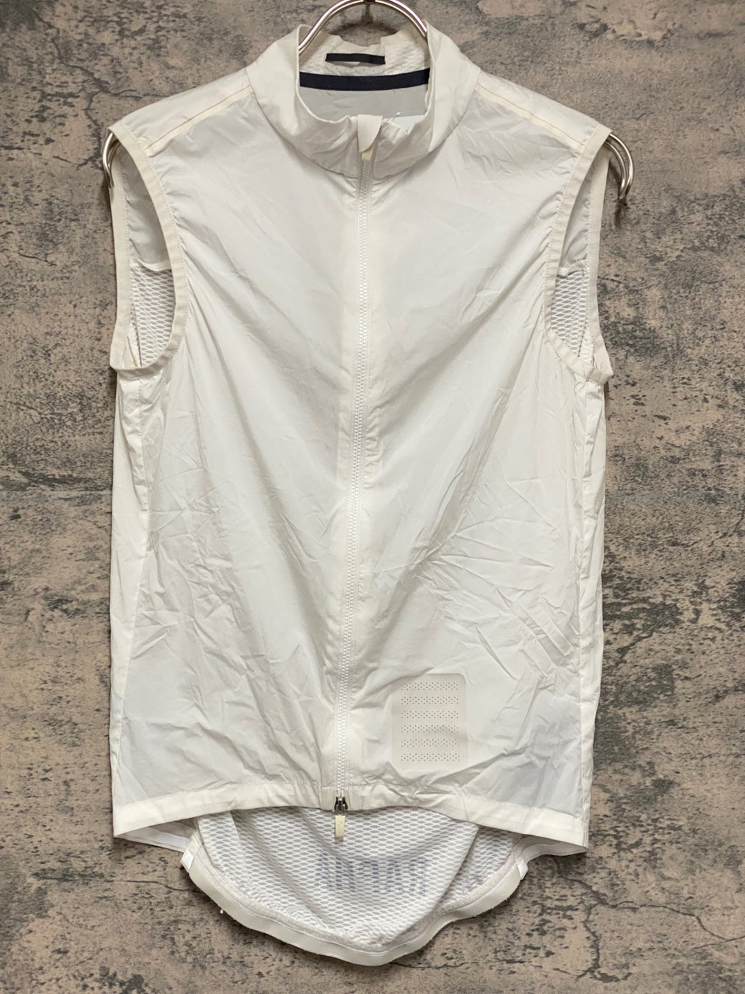 KM417 ラファ Rapha PRO TEAM LIGHTWEIGHT GILET サイクルベスト ジレ 白 S ※破れのためジャンク