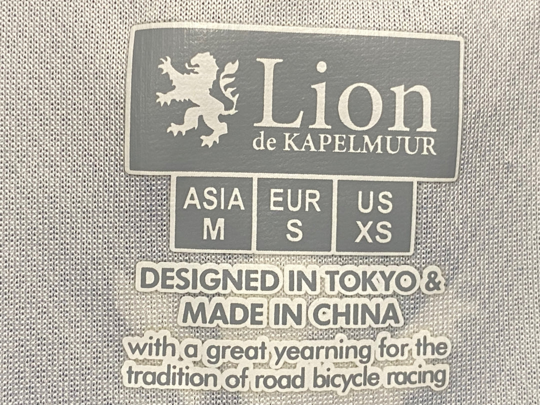 JU692 リオンドカペルミュール Lion de KAPELMUUR 半袖 サイクルジャージ 黒 M