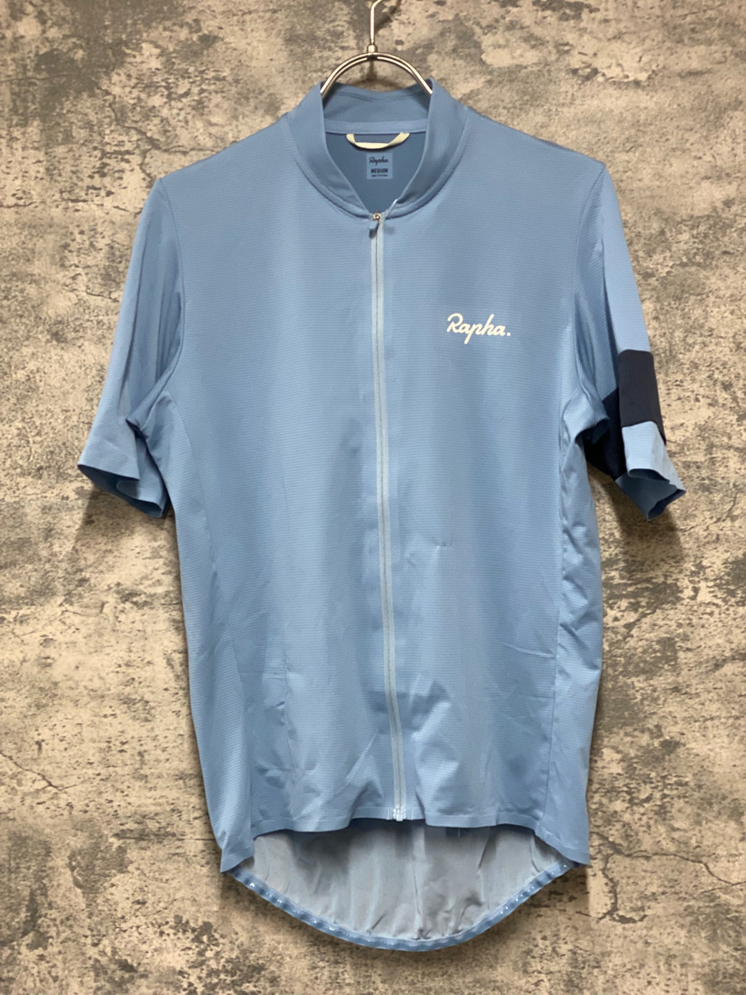KH709 ラファ Rapha CLASSIC FLYWEIGHT JERSEY 半袖 サイクルジャージ 水色 M