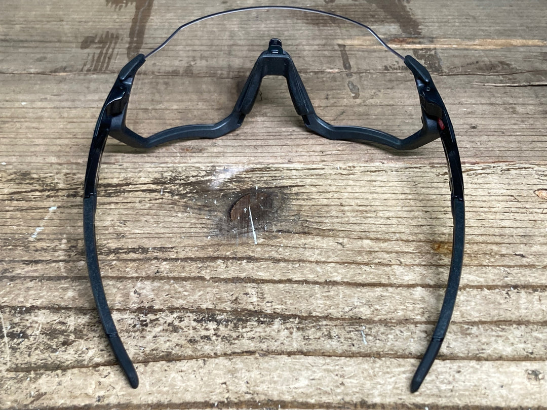 JG602 オークリー OAKLEY FLIGHTJACKET サングラス アイウェア 黒 クリアレンズ