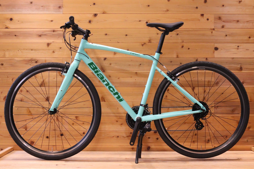 状態良好！ ビアンキ BIANCHI C・SPORT 1 RIM 2026モデル 51サイズ シマノ アルタス 3×8S アルミ クロスバイク 【広島店】
