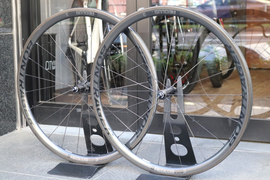 ボントレガー BONTRAGER アイオロス プロ AEOLUS PRO 3 カーボン チューブレス ホイールセット シマノ12/11S 19C 【東京南麻布店】
