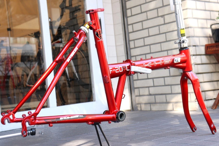KHS F20-RC 2016モデル クロモリ カーボンフォーク ミニベロ 折り畳み フレームセット 20インチ 【横浜店】