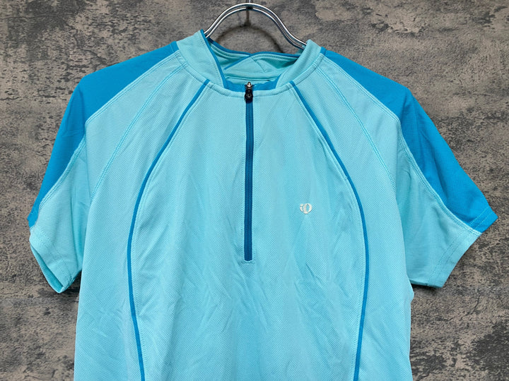 KK056 パールイズミ PEARL iZUMi 半袖 サイクルジャージ 青 XL スレ