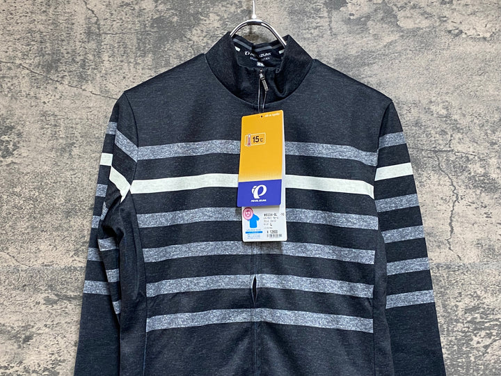 JM278 パールイズミ PEARL iZUMi 長袖 サイクルジャージ グレー L レディース