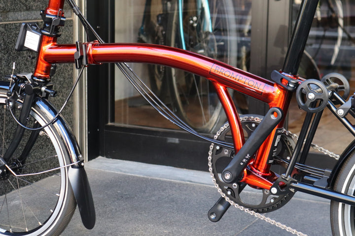 ブロンプトン BROMPTON P LINE EXPLORE LOW 12S 2024モデル フレイムラッカー ミニベロ 折り畳み 小径車 【東京南麻布店】