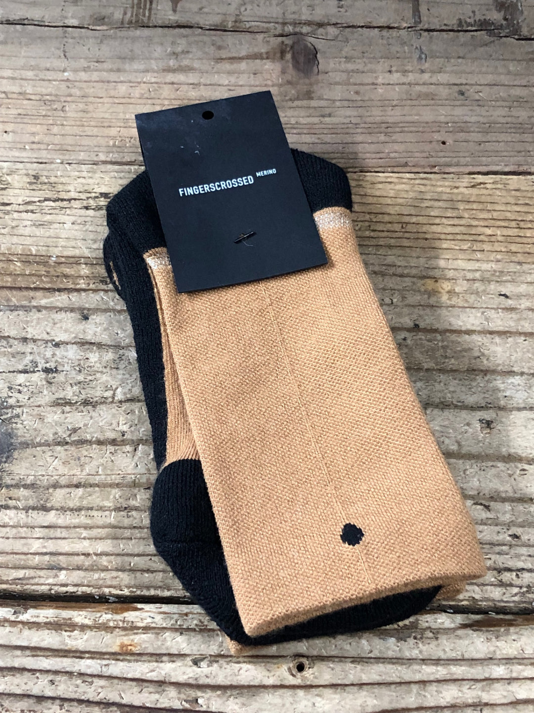 JX451 フィンガークロス Fingerscrossed MERINO サイクルソックス 黒 カーキ 39-42