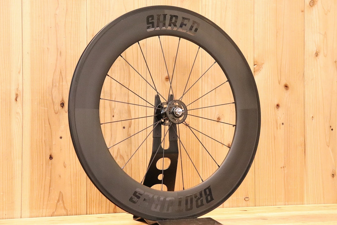ブローチャーズ BROTURES シュレッド SHRED 88 カーボン クリンチャー ピスト フロントホイール ナローリム 【芦屋店】