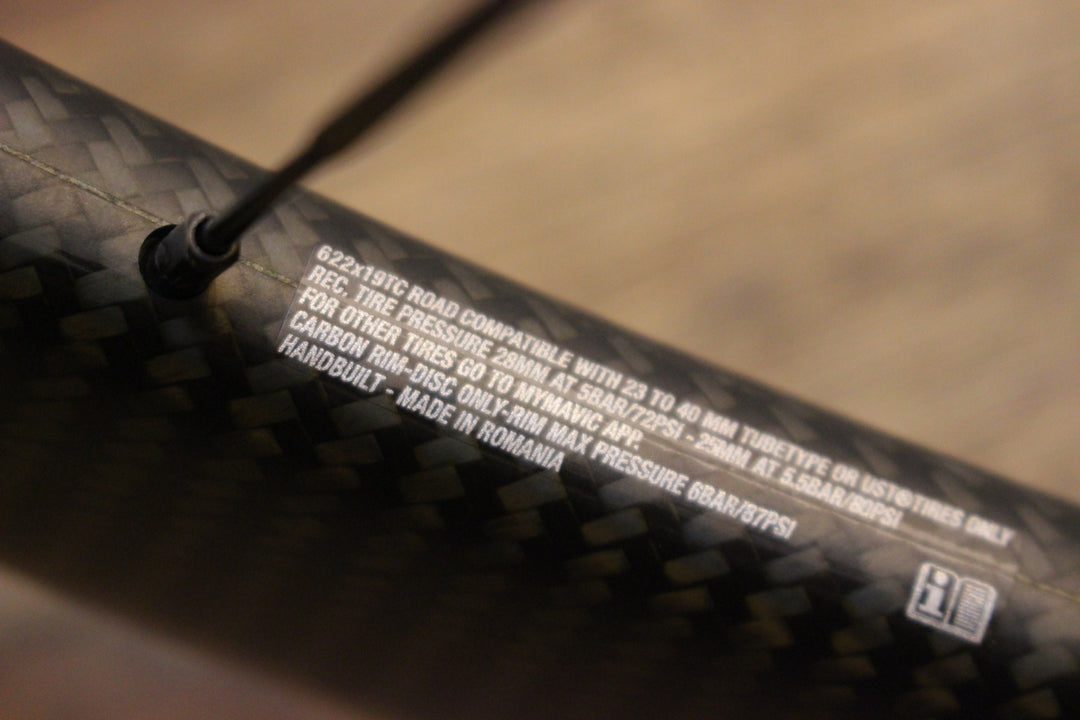 マヴィック MAVIC コスミック COSMIC SL45 DISC カーボン チューブレスレディ フロントホイール 19C 【名古屋店】