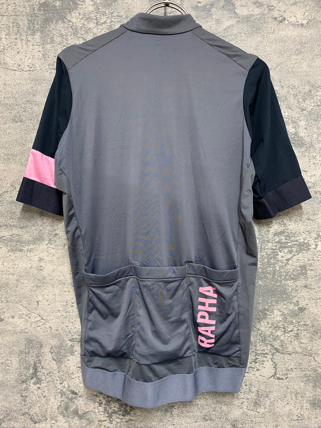 JM811 ラファ Rapha PRO TEAM TRAINING JERSEY 半袖 サイクルジャージ 黒 グレー L