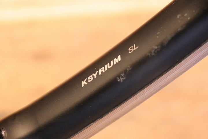マビック MAVIC キシリウム KSYRIUM SL UST アルミ チューブレスレディ ホイールセット シマノ11/12S 【芦屋店】