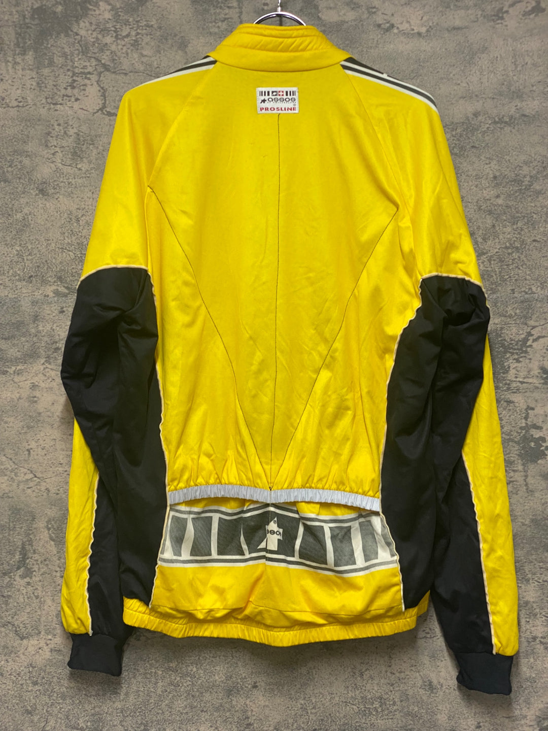 KE014 アソス ASSOS 長袖 サイクルジャケット 黄 L 裏起毛