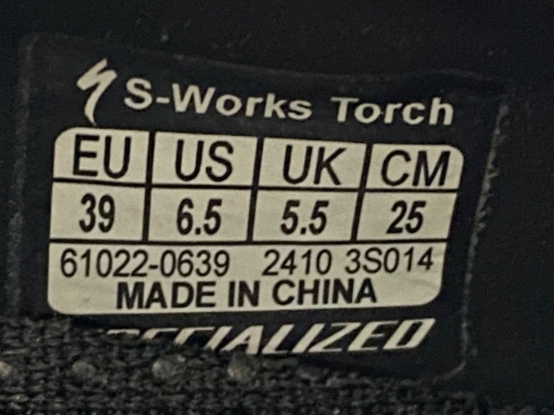 KN565 スペシャライズド SPECIALIZED S-WORKS TORCH ビンディングシューズ 白 EU39