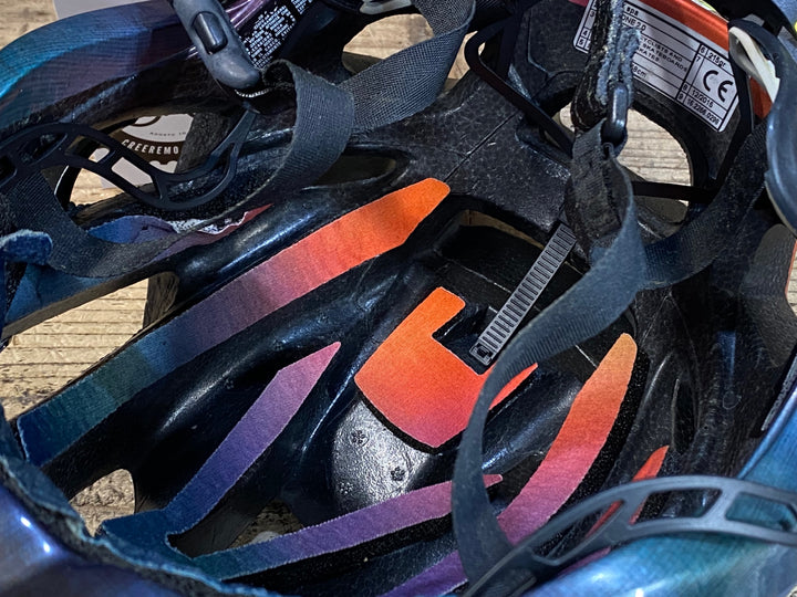 JX031 カスク KASK PROTONE 2.0 Paul Smith ヘルメット M 2015年12月製 加水分解 ジャンク