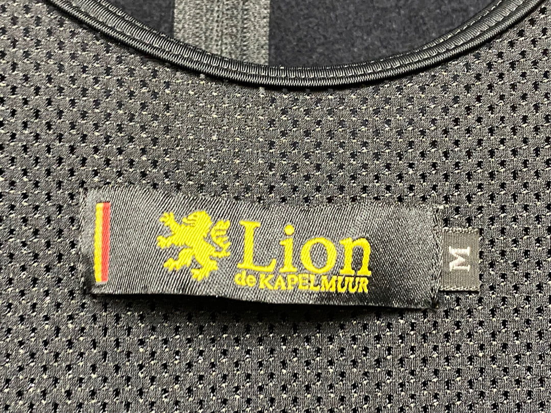 KP916 リオンドカペルミュール Lion de KAPELMUUR ビブタイツ 黒 M 裏起毛