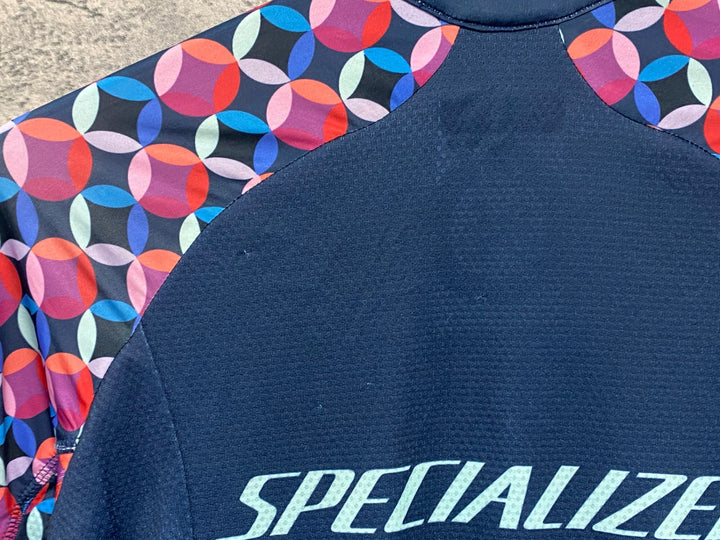 JV434 スペシャライズド SPECIALIZED 半袖 サイクルジャージ ネイビー XS