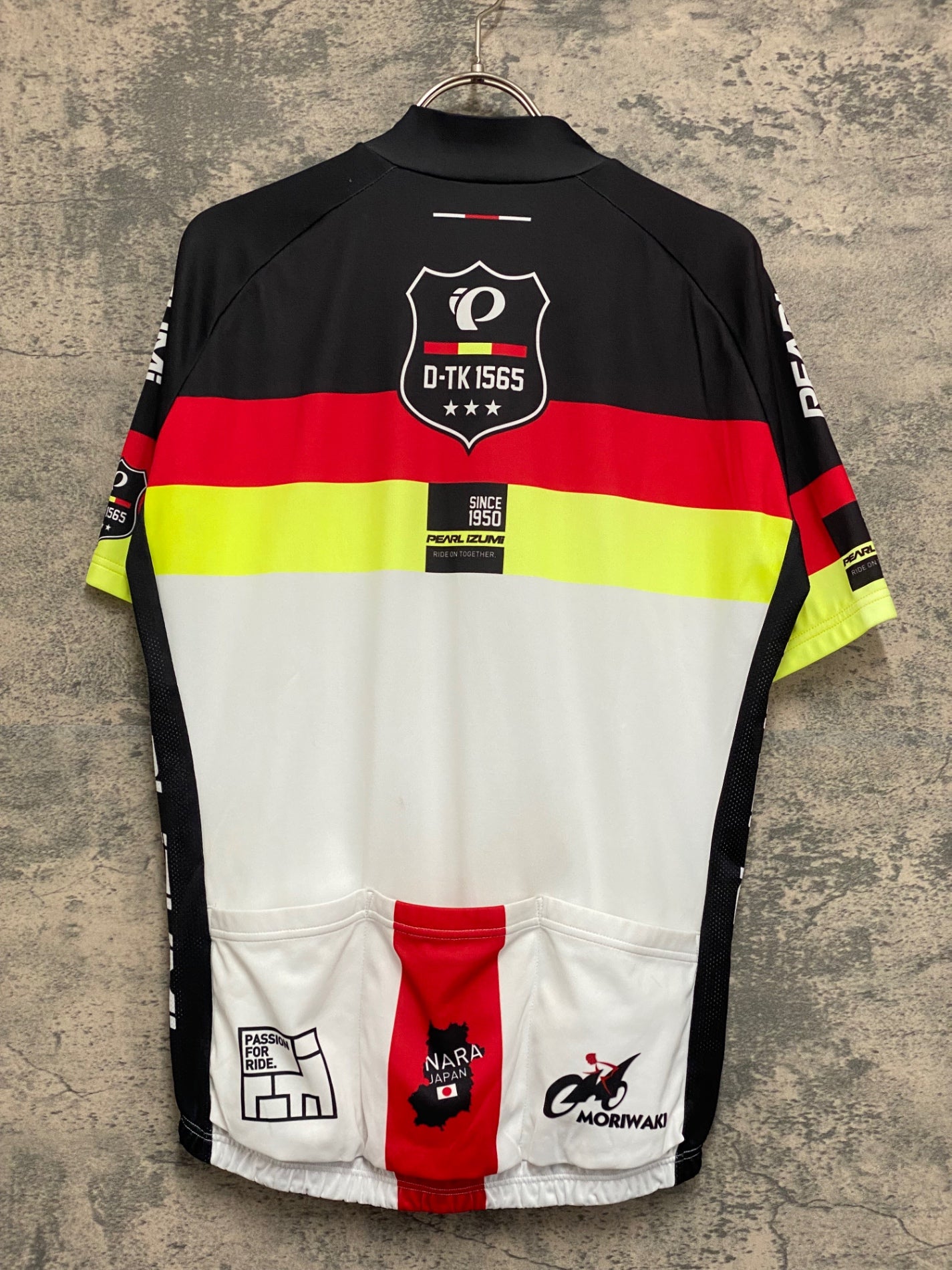 KG571 パールイズミ PEARL iZUMi 半袖 サイクルジャージ 黒 L ※ほつれ
