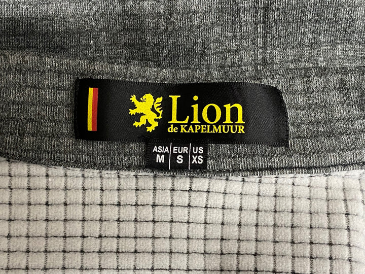 KI099 リオンドカペルミュール Lion de KAPELMUUR 長袖 サイクルジャージ グレー M 裏起毛