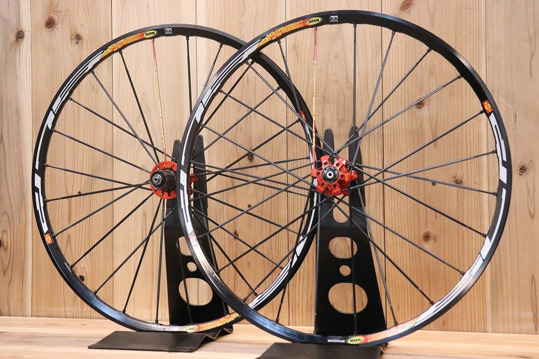 マヴィック MAVIC クロスマックス CROSSMAX SLR アルミ チューブレスレディ ホイールセット シマノ 11S/12S 26インチ LEFTY専用 【芦屋店】