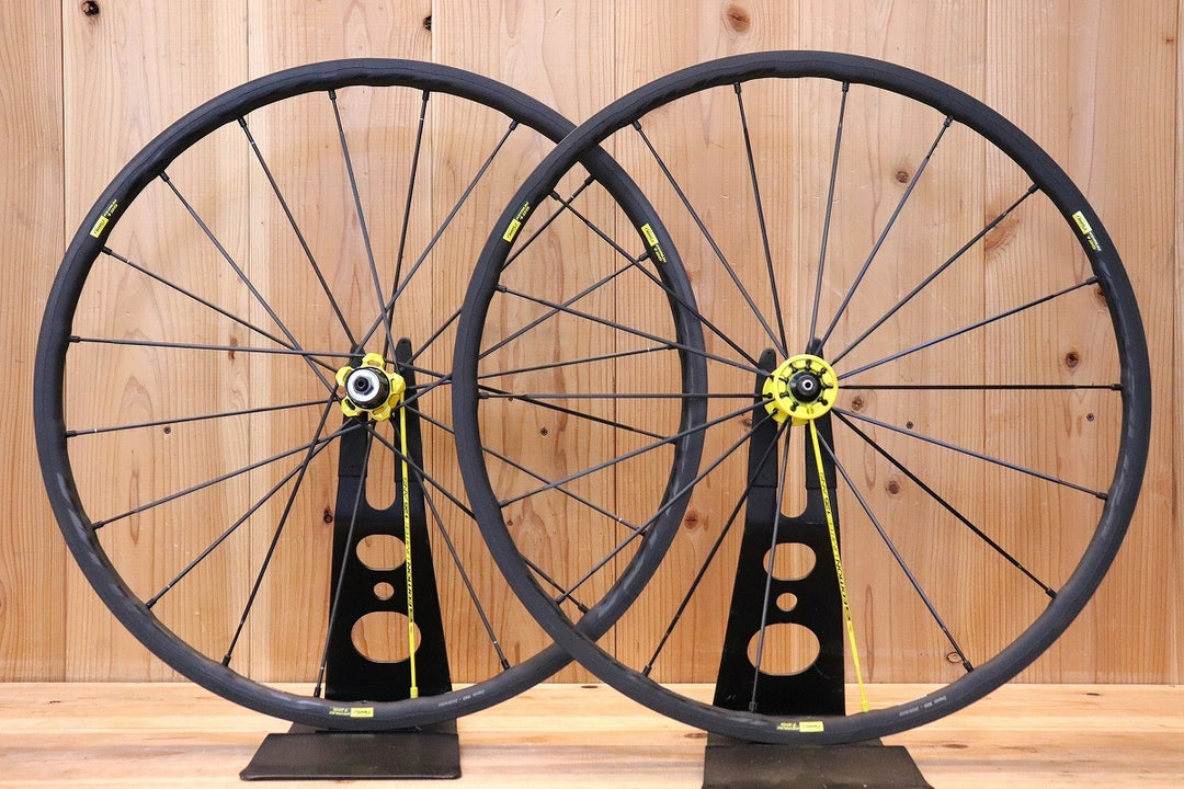 マビック MAVIC キシリウム KSYRIUM 125  アルミ クリンチャー ホイールセット シマノ 11S/12S ナローリム 15C 【芦屋店】