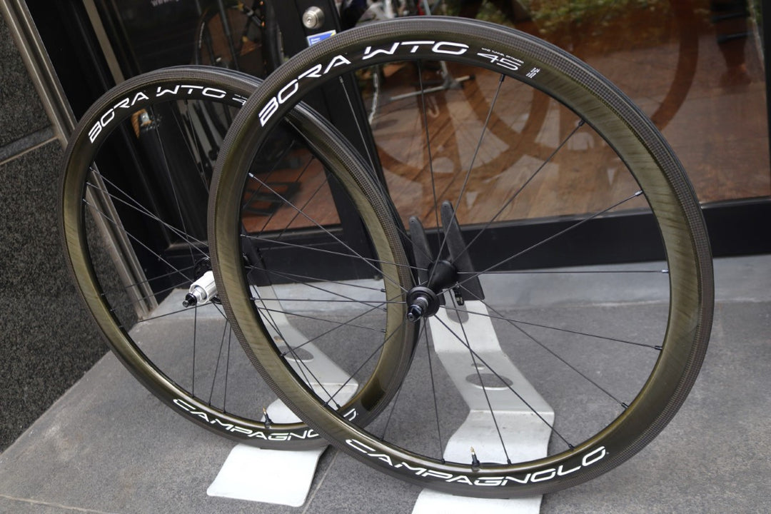 カンパニョーロ CAMPAGNOLO ボーラ BORA WTO 45 カーボン ホイールセット シマノ12/11S ワイドリム 19C 【東京南麻布店】