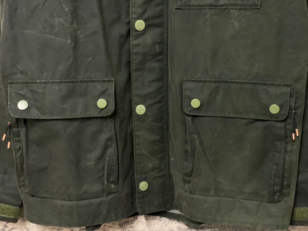 KB037 リーバイス Levi's 長袖 オイルドジャケット カーキ M ※擦れ
