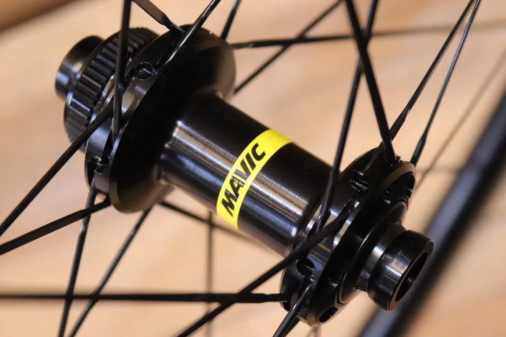 未走行品！ マヴィック MAVIC キシリウム KSYRIUM 30 DISC シマノ 11S/12S 19C アルミ チューブレスレディ ロードバイク ホイールセット 【広島店】