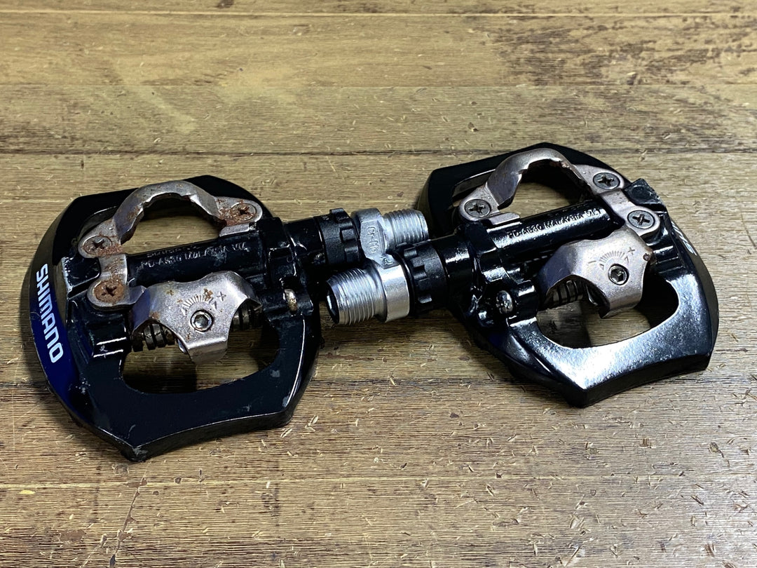 JW870 シマノ SHIMANO PD-A530 ビンディングペダル 黒 SPD 片面フラット