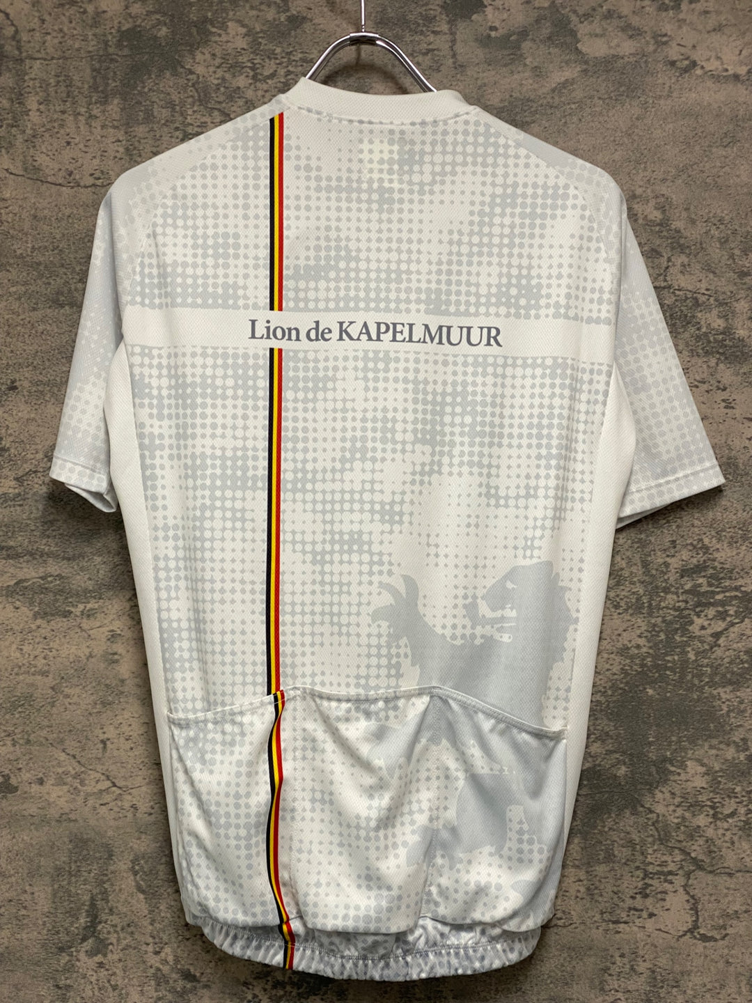 JU090 リオンドカペルミュール Lion de KAPELMUUR 半袖 サイクルジャージ 白 M
